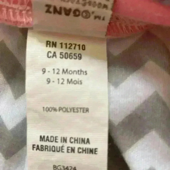 Baby Ganz Wheatberries Boutique Pajamas Set Two Piece Pajamas size 9-12 months - Picture 7 of 9